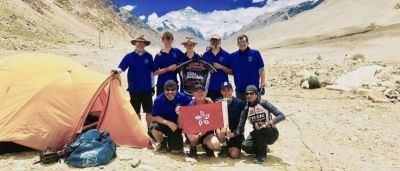 Jack Clode Cycling on the  tour with redspokes